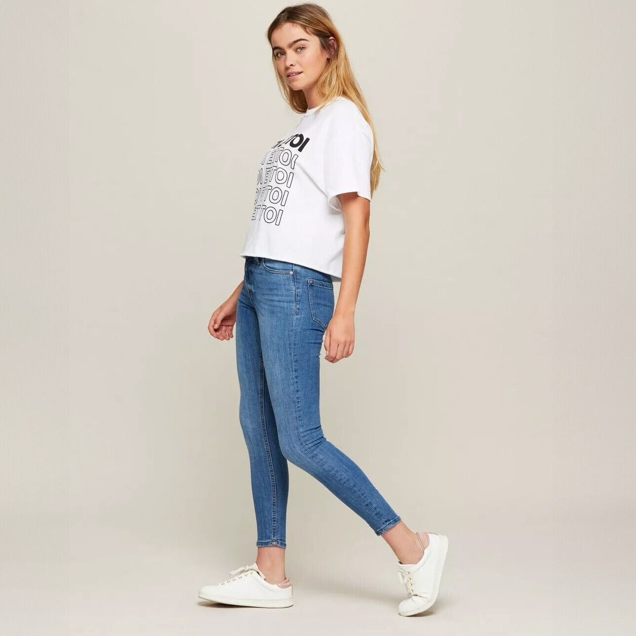 SIZE 4 TO 12 MISS SELFRIDGE DENIM BLUE STRETCH SKINNY LEG JEANS RRP £28
