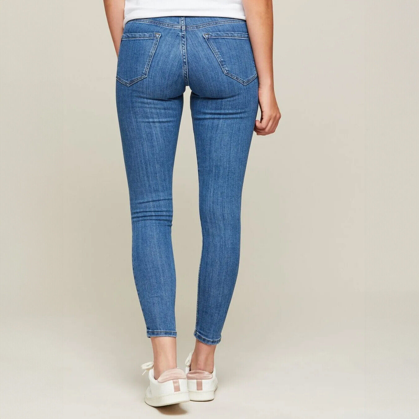 SIZE 4 TO 12 MISS SELFRIDGE DENIM BLUE STRETCH SKINNY LEG JEANS RRP £28