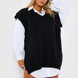 Knitted Oversized Vest