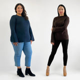 Rib Trim Sweater