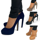 Platform Court Heels